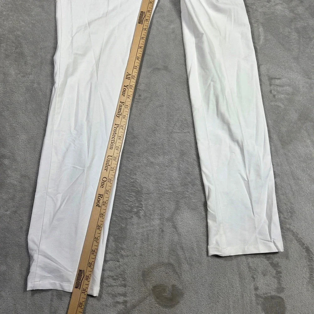 Adidas Mens White Golf Pants 30x32 Stretch Performance Trousers Sport Athleisure